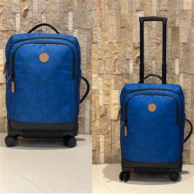 टिकाऊ पहियों के साथ बड़ी क्षमता वाला ट्रॉली सामान बैग